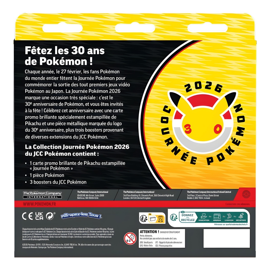Pokémon - 30 ans - Collection Illustration Premiers Partenaires : Série 1 - FR (copie)