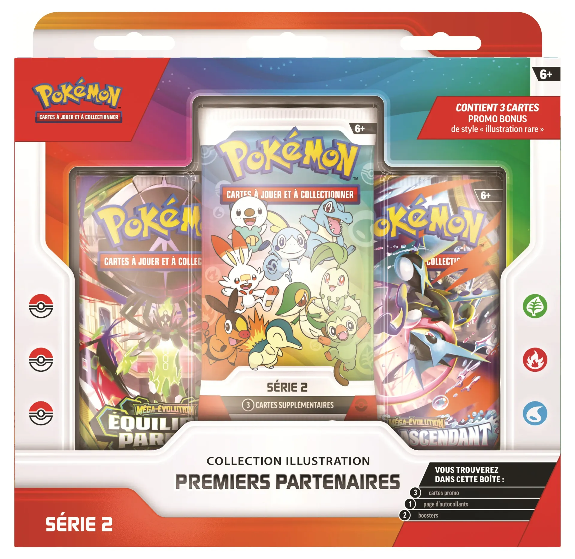 Pokémon - 30 ans - Collection Illustration Premiers Partenaires : Série 2 - FR