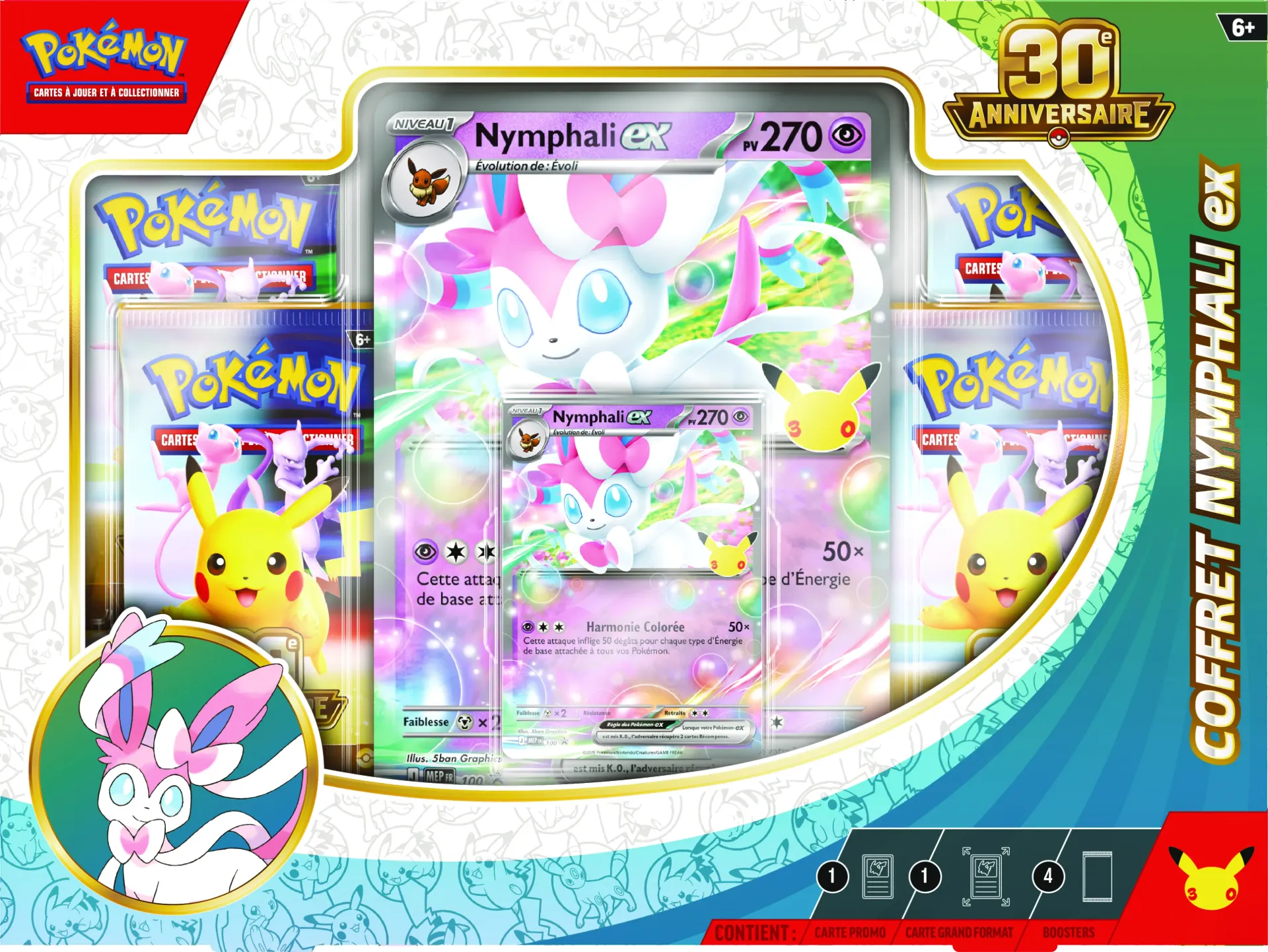 Pokémon - 30 ans - Coffret Nymphali-ex - FR