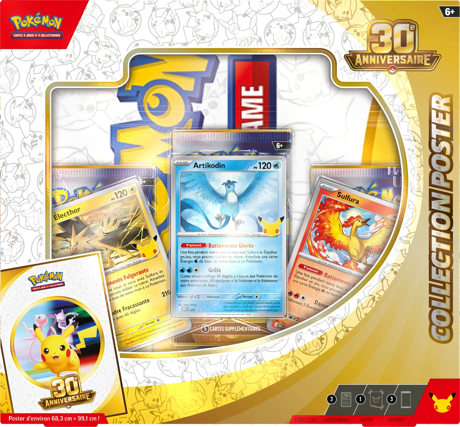Pokémon - 30 ans - Collection Poster - FR