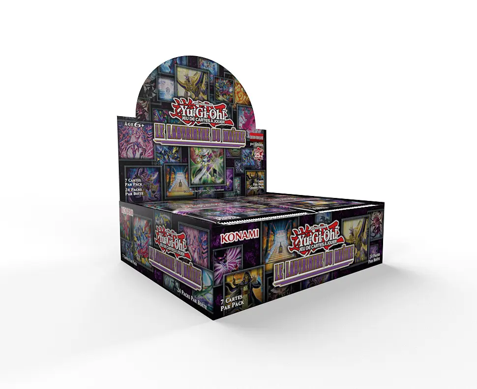 Yu-Gi-Oh! JCC - Display de Pack de Booster Le Labyrinthe du Maître (24 Boosters) - FR
