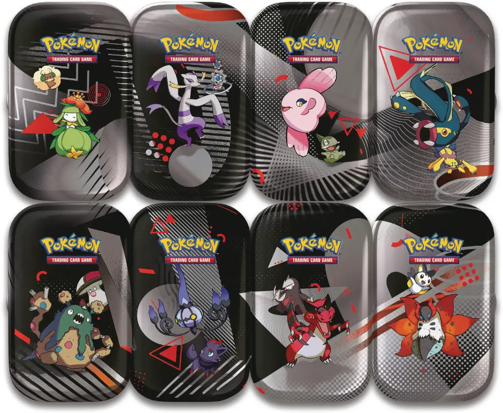 Pokémon JCC : Mini-Tin Unys Écarlate et Violet - EV 10.5 Foudre Noire et Flamme Blanche (1x Mini-Tin aléatoire) - FR