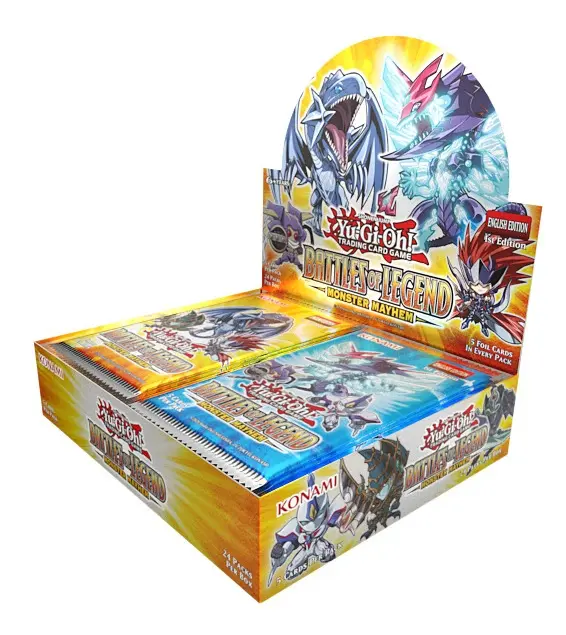 Yu-Gi-Oh! JCC - Display de Pack de Booster Battles of Legend: Monster Mayhem (24 Boosters) - FR