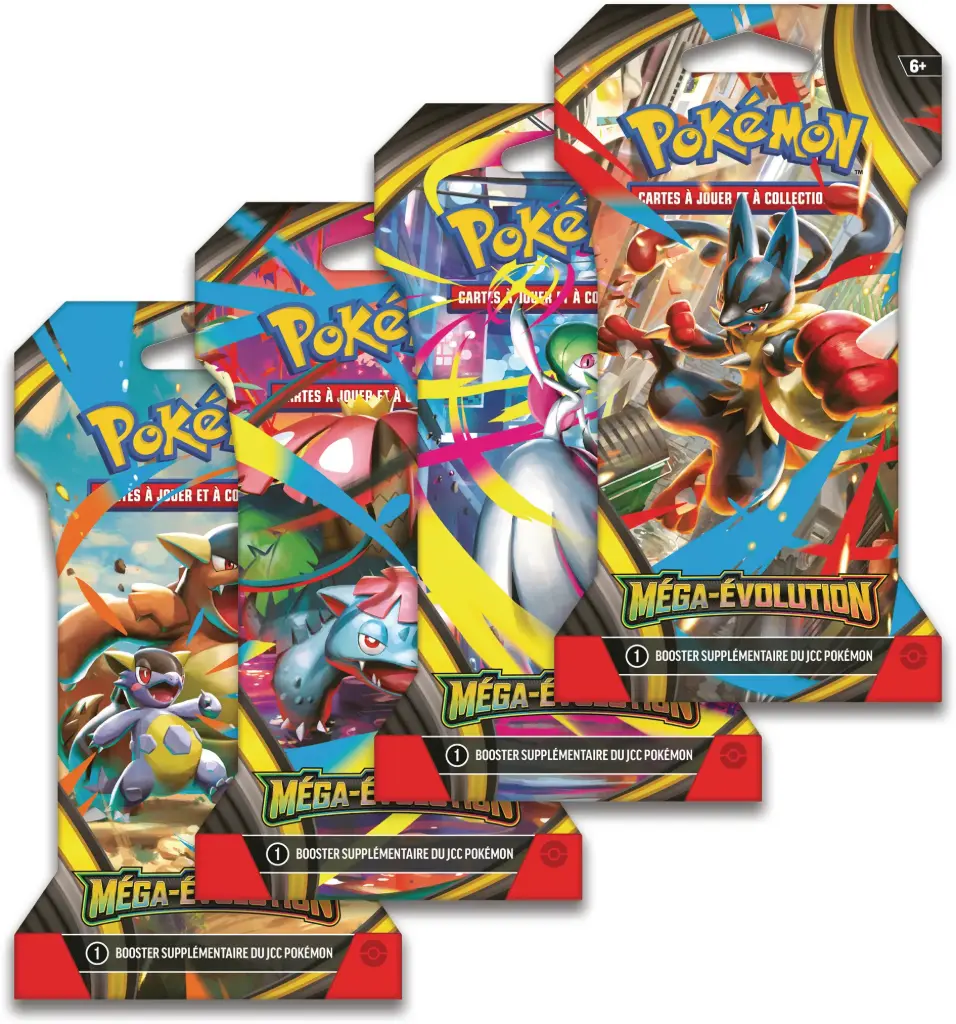 Pokémon JCC - Méga-Évolution - Pack de Booster Blister ME01 (1 Booster aléatoire) - FR